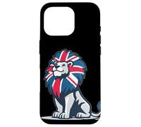 Amazing Lion in United Kingdom Colors for Man and Woman Case for iPhone 16 Pro