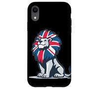 Amazing Lion in United Kingdom Colors for Man and Woman Case for iPhone XR