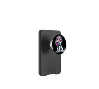 Amazing Lion in United Kingdom Colors for Man and Woman PopSockets PopWallet for MagSafe