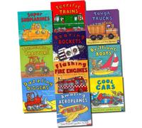 Amazing Machines - 9 book pack (Tough Trucks / Brilliant Boats / Flashing Fire Engines / Terrific Trains / Amazing Aeroplanes / Roaring Rockets / Cool Cars / Tremendous Tractors / Super Submarines rrp £44.91)