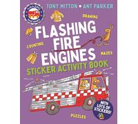 Amazing Machines Flashing Fire Engines Sticker Activity Book