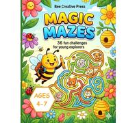 Amazing Magical Mazes for Kids Ages 4-7: 36 Exciting Maze Puzzles for Kids Ages 4-7: Fun Activity Book to Improve Logic, Focus, and Fine Motor Skills