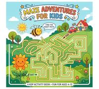 Amazing Mazes: 100 Fun Puzzles for Kids and Teens (Ages 4-12): 100 Fun and Challenging Mazes to Improve Focus, Patience, and Problem-Solving Skills