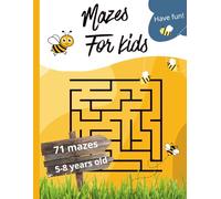 Amazing Mazes for Kids Ages 5-8: A Fun Activity Book with Different Maze Shapes to Boost Logic and Problem-Solving Skills