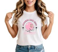 Amazing Mom Ever Remember You Only Have 1 Mom in This World Womens Graphic T-Shirt Mothers Day Cartoon Character Tee Extra Large White