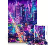 Amazing Night Tokyo City Jigsaw Puzzles 1000 Pieces for Teenagers Sharp Memory Calm Leisure Neat Edges Festive Gift (50x75cm)