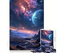 Amazing Outer Space 1000 Teenager Pieces Jigsaw Puzzle Boost Memory Happy Idle Time Quality Cut Chic Xmas Gift (50x75cm)