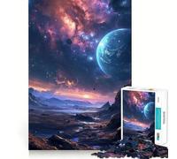 Amazing Outer Space Adult Jigsaw1000 Pieces Memory Skill Fun Stable Fit No Shifting Parts Compact Fun for Family Game Time (38x26cm)