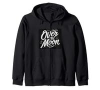 Amazing Over the Moon Look Zip Hoodie