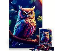 Amazing Owl d Jigsaw Puzzle for Teenagers 1000 Pieces Brain Teasing Pleasant Leisure Smooth Edges Ideal Xmas Gift (50x75cm)