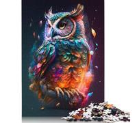 Amazing Owl Puzzle Jigsaws 1000 Pieces for Adults & Teenager Age 12 Years Up Christmas Eve Gifts 1000pcs (75x50cm)