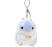 Amazing Plush - Soft Cute Key Chain Chain Hamster Pendant | Pendant Key Chain, Cartoon Keychain, Plush Hamster Charm for Handbag, Bag, Handbag, Her, Blue, Se référer au descriptif