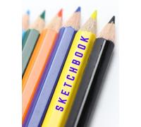 Amazing & Pretty Colored Pencils SketchBook: A Great & Classic Art Sketchbook Journal/Notebook, with Blank Paper for Drawing Sketching Doodling ... ages! Gifts! Multi-use! 8.5x11in, 120 Pages.