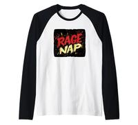 Amazing Rage Nap Emblem Costume Raglan Baseball Tee