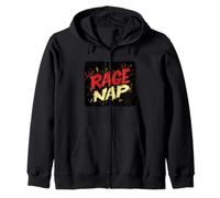 Amazing Rage Nap Emblem Costume Zip Hoodie