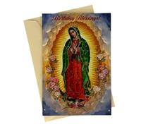 Amazing Saints Happy Birthday Blessings Greeting Card