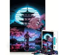 Amazing Samurai Japan Jigsaw Puzzles 1000 Mind Skill Play Premium Laser Cut Quality Quiet Time Mind Exercise at Home (38x52cm)
