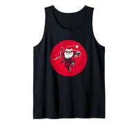 Amazing Samurai Santa Costume for Christmas Ninjas Tank Top