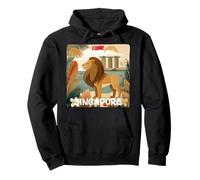 Amazing Singapore with City and Nature View for Lion Lovers Pullover Hoodie