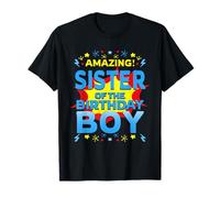 Amazing Sister Of The Birthday Boy Superhero Comic Family T-Shirt