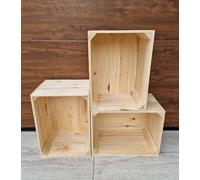 Amazing smaller strong rustic natural wooden crates, perfect for storege Storage, there are clean and solid (3)