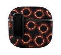 Amazing Solar Eclipse Pattern Case Cover Compatible with AirPods 4th Generation Hard Skin Protection