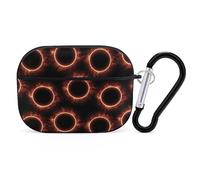 Amazing Solar Eclipse Pattern Case Cover Compatible with AirPods Pro 2nd 1st Generation Hard Skin Protection