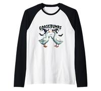 Amazing Spooky Creepy Halloween Goosebumps Raglan Baseball Tee