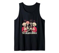 Amazing Spooky Creepy Halloween Witch Golden Ghouls Tank Top