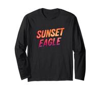 Amazing Sunset Eagle Speech Long Sleeve T-Shirt