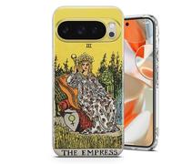AMAZING Tarot Card The Empress - Phone Case for Google Pixel 6,7,8,9,10,a,Pro Series - Crystal Clear Shockproof TPU Protective Cover