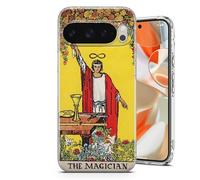 AMAZING Tarot Card The Magician - Phone Case for Google Pixel 6,7,8,9,10,a,Pro Series - Crystal Clear Shockproof TPU Protective Cover