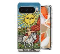 AMAZING Tarot Card The Sun - Phone Case for Google Pixel 6,7,8,9,10,a,Pro Series - Crystal Clear Shockproof TPU Protective Cover
