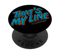 Amazing That's my Line Logo Emblem PopSockets Adhesive PopGrip