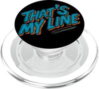 Amazing That's my Line Logo Emblem PopSockets PopGrip for MagSafe