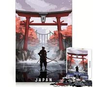Amazing Torii Gate Japan Jigsaw 1000 Pieces for Teenagers Analytical Skill Serene Escape Tight Join Holiday Present (38x26cm)