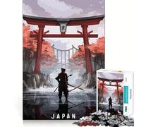 Amazing Torii Gate Japan Jigsaw for Adults 1000 Pieces Think Skill Game High Precision Die Cut Entertaining Challenge for Spare Time (50x75cm)