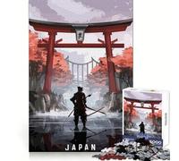 Amazing Torii Gate Japan Puzzles for Adults 1000 Piece Enhance Recall Pleasant Downtime Precision Cut (50x75cm)