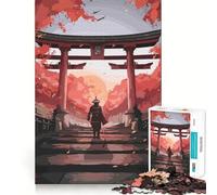 Amazing Torii Gate Jigsaw Puzzle 1000 Piece Cognitive Fun Play Precise Interlock Structure Bonding Activity for Loved Ones (50x75cm)