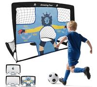 Amazing Tour Pop Up Football Goals 4ft x 3ft Ideal Goal for Kids for Kids Soccer Training, Sport Games & Practice Sessions, 1 Pack