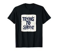 Amazing Trying to Survive Logo for Boys and Girls T-Shirt