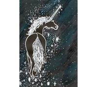 Amazing Unicorn on a Starry Path: Lots of space for sketching