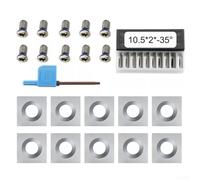 Amazing Value Pack Get Your Hands On A Complete Kit Of Ten Made Cutter Inserts Sized At An Exact Length Of Ten Point Five Millimeters