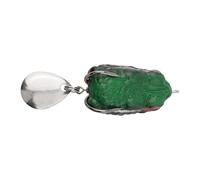 Amazing Visual Effect The Soft Jumping Frog Lure With Dual Hooks is Types of Anglers (1#)