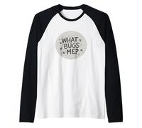 Amazing What Bugs Me Stamp Outfit Raglan Baseball Tee