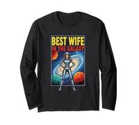 Amazing Wife Galaxy Stars Design for Loving Spouse Long Sleeve T-Shirt