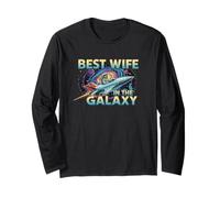 Amazing Wife Galaxy Stars Design for Loving Spouse Long Sleeve T-Shirt