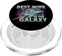 Amazing Wife Galaxy Stars Design for Loving Spouse PopSockets PopGrip for MagSafe