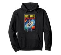 Amazing Wife Galaxy Stars Design for Loving Spouse Pullover Hoodie