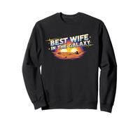 Amazing Wife Galaxy Stars Design for Loving Spouse Sweatshirt